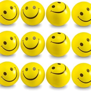 Smiley Soft Ball for Kids and Adults, a Stress Relief Toy, Non-Toxic Toy for Kids and Adults (Pack of 12)