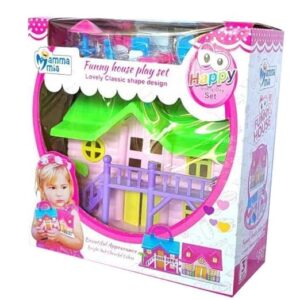 Mamaa Mia Single Dream Palace Dollhouse  Playset  Girls Doll House with Furniture Role Play Set