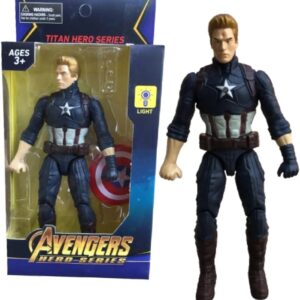 Marvel Avengers Captain America Action Figure, 6-Inch, Super Hero Toys and Figures for Kids Ages 4+