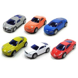 6 Mini Die-Cast Metal Pull Back Cars for Kids- 164 Scale, High-Speed, Multicolor Racing Car Set, Durable & Non-Toxic, Perfect Gift