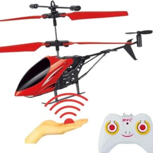 RC Helicopter for Kids - Hand Gravity Sensor, 3D Lights, Charging