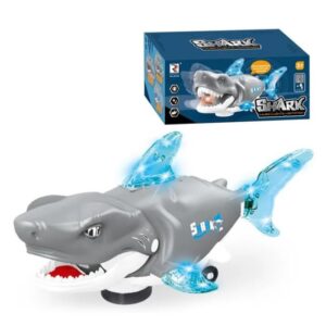 Electric Universal Shark Swing LED Music Walking Educational Funny Interactive Early Toys for Kids Car Birthday Children Gift