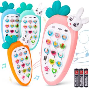 Smart Toy Mobile Phone for Kids, Cordless, Rabbit Mobile,Musical Sound with Light, Battery Operated Birthday Gifts for Girls Boys