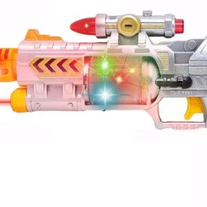 Laser Gun for Boys Kids Flashing Light with Thermocol Ball Inside Gun Toy with Sound and Vibration
