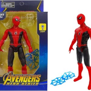 Marvel Avengers Spider-Man 7-in Superhero Action Figure, for Kids Ages 4+, Rakhi Gift Toy for Brother, Raksha Bandhan Gift