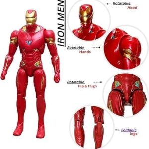 Marvel Avengers Iron Man Action Figure, 7-Inch, Super Hero Toys and Figures for Kids Ages 4+