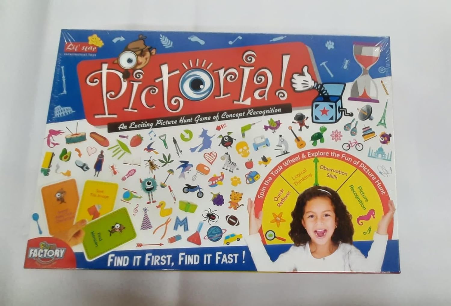 Peppy Pals Pictoria Board Game for Ages 6 Years and above, Strategic Thinking, Educational Board Game