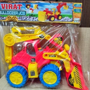 Peppy Pals Bulldozer Construction Realistic Jumbo JCB Trolla Vehicle Toy Set, Excavator Bulldozer Construction Toys Truck For Kids