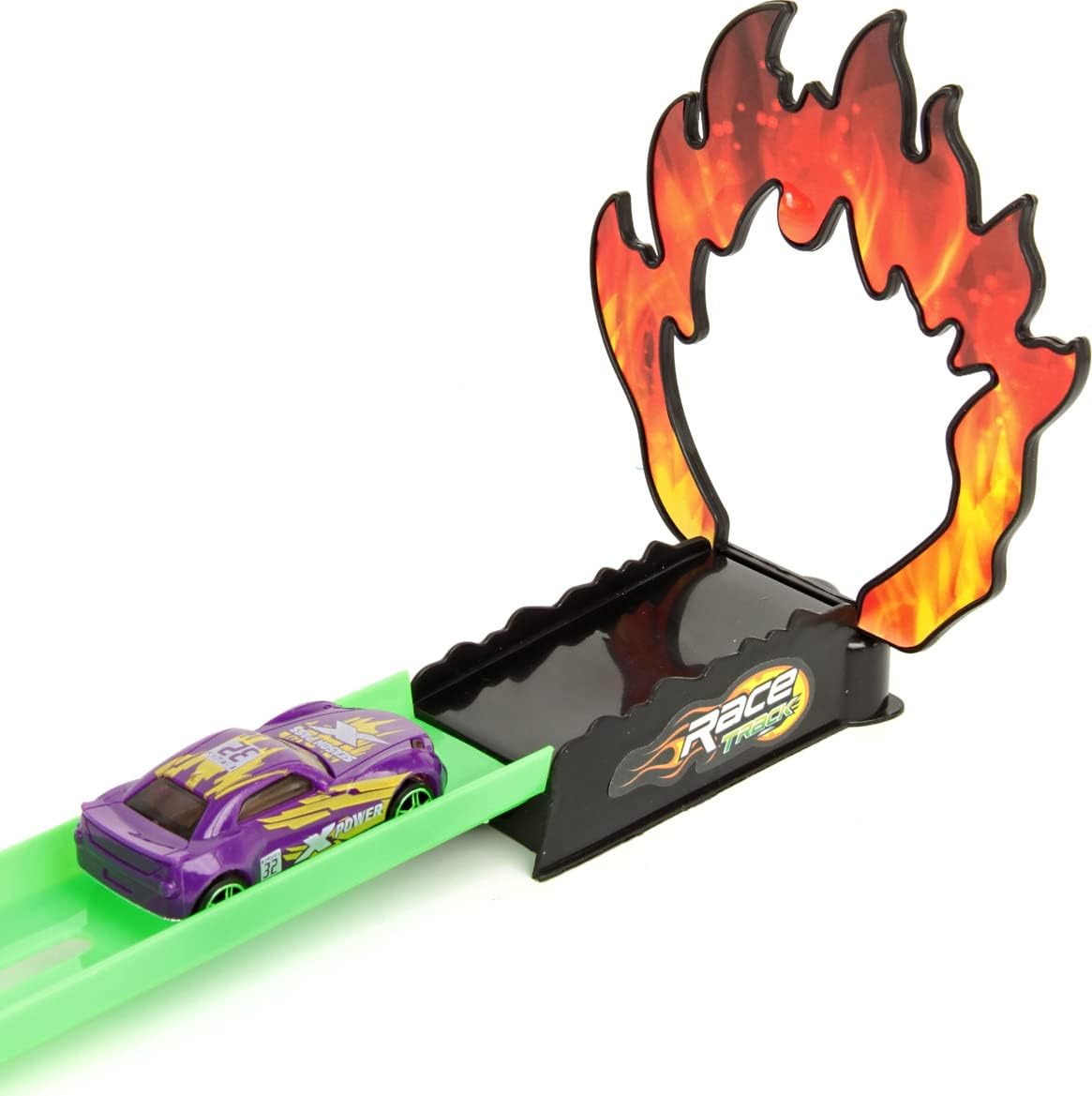 Peppy Pals High Speed Powerful Launch Way Racing Car Launcher Set with 1 Die Cast Metal top speed Stunt Car for Kids.(Multicolor) - Image 2