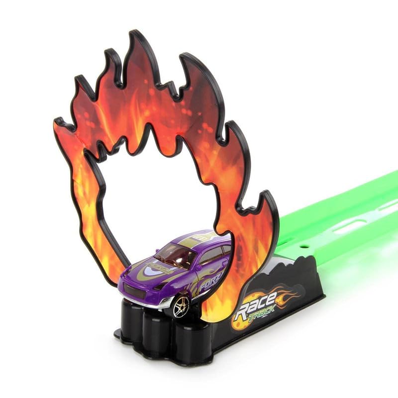 Peppy Pals High Speed Powerful Launch Way Racing Car Launcher Set with 1 Die Cast Metal top speed Stunt Car for Kids.(Multicolor) - Image 3