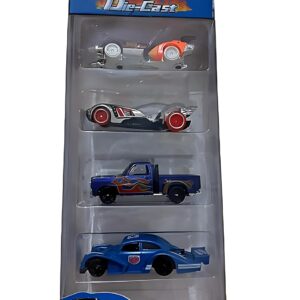 Peppy Pals Die Cast Alloy Metal Model Car Set 1:64 Scale Toy Car Gift Car Set for Kids, Small Racing 4 Set of Cars for Kids Multicolor (Assorted Model)